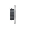 Lampa ścienna kinkiet czarny okrągły 20cm płaski metalowy minimalistyczy NYX ST-8293W/20 black Step Into Design